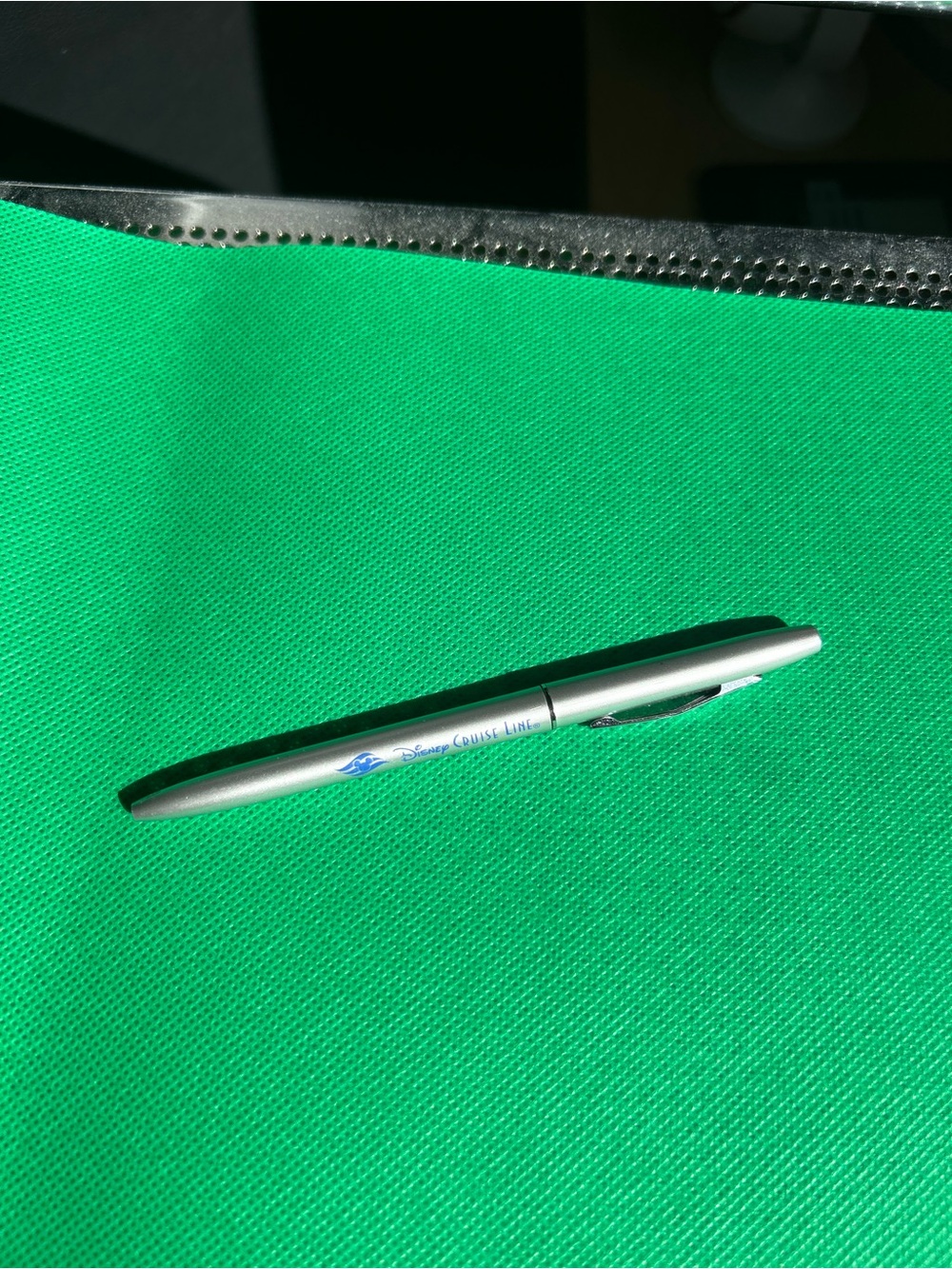 Disney Silver Cruise Line Logo Ballpoint Pen